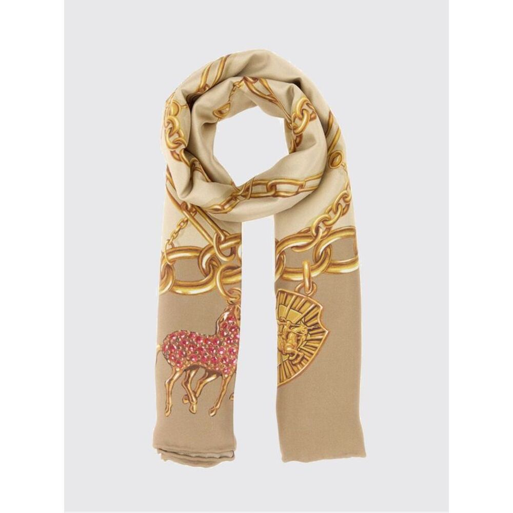 Burberry Men Graphic Logo Print Silk Square Scarf Burberry